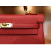 ケリー 25 トゴ ルージュカザック ゴールド金具
