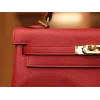 ケリー 25 トゴ ルージュカザック ゴールド金具