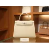 ケリー 25 エプソム クレ Craie シルバー金具