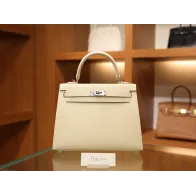 ケリー 25 エプソム クレ Craie シルバー金具