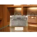 ケリーポシェット リザード オンブル シルバー金具
