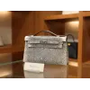 ケリーポシェット リザード オンブル シルバー金具
