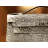 ケリーポシェット リザード オンブル シルバー金具