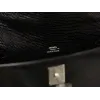 ケリーポシェット リザード ブラック シルバー金具