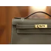 ケリーポシェット スイフト エトゥープ ゴールド金具
