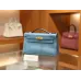 ケリーポシェット スイフト ブルージーン Blue Jeanゴールド金具