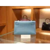ケリーポシェット スイフト ブルージーン Blue Jeanゴールド金具