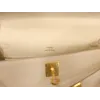 ケリーポシェット エプソム クレ Craie ゴールド金具