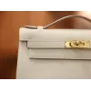 ケリーポシェット エプソム クレ Craie ゴールド金具