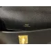 ケリーポシェット エプソム ブラック ゴールド金具