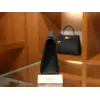 ケリーポシェット エプソム ブラック ゴールド金具