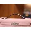 ケリーポシェット エプソム ローズサクラ シルバー金具