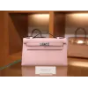 ケリーポシェット エプソム ローズサクラ シルバー金具