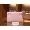 ケリーポシェット エプソム ローズサクラ シルバー金具