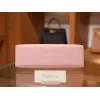 ケリーポシェット エプソム ローズサクラ シルバー金具