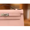 ケリーポシェット エプソム ローズサクラ シルバー金具