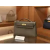 ケリーポシェット エプソム エトゥープ ゴールド金具 (HSS)