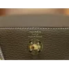 ミニリンディ クレマンス エトゥープ ゴールド金具