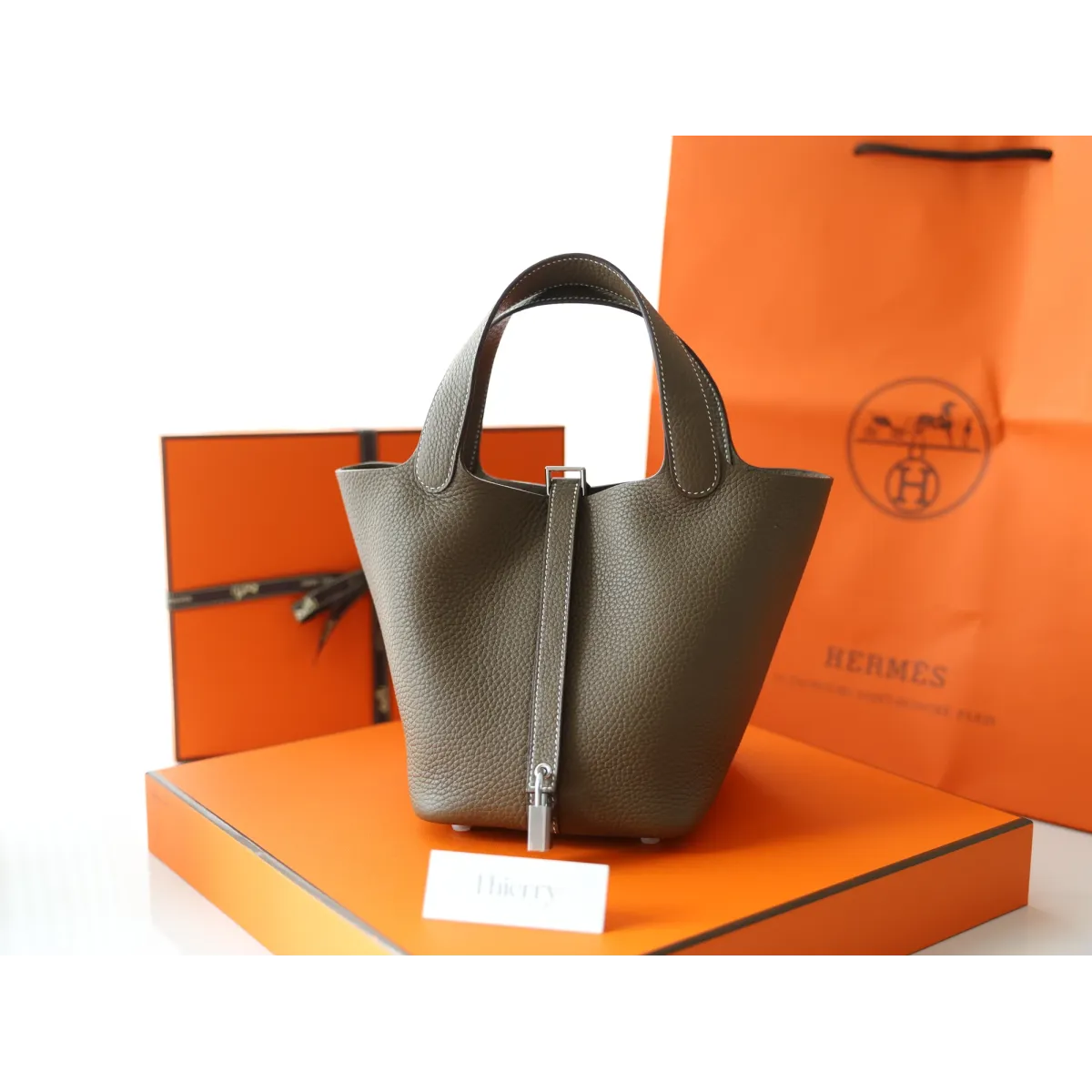 ピコタン 18 クレマンス 18/Étoupe Grey (Étoupe) エトゥープ シルバー金具