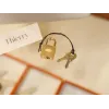 ピコタン 18 クレマンス ニューホワイト ゴールド金具