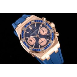 人気モデルAP（オーデマ ピゲ） Audemars Piguet」37mm ロイヤルオーク オフショア クロノグラフ AP5 セレブ愛用レインボーベゼル 限定モデル   レインボーAPの頂点！他とは一味違う輝き ✨  