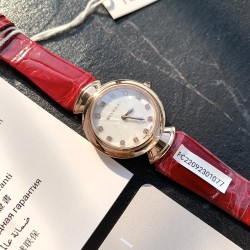 ブルガリ カラフルレザー＆ゴールドモデル 30mm ステンレススチールケース（18Kピンクゴールド鍍金）鏡面ポリッシュ仕上げ 12石 1.3ct VVSフルカットダイヤモンド時標センター2針設計カラフルクロコダイルレザー 18Kゴールドデプロイアントバックル  ゴールド鍍金厚さ5マイクロン大理石文字盤の天然紋様を3Dスキャン再現 