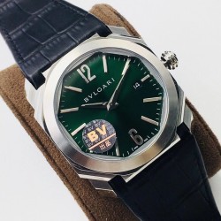 BVファクトリー匠の魂を込めた「V3アップグレード版」ブルガリ オクト ソロテンポ メンズウォッチ（モデル：101963 BGOP41BGLD）が登場。ブルガリが新たに送り出すOCTOシリーズは、円形でも四角形でもない独創的な**八角形デザイン**を採用。3気圧直径41mm 輸入9015ムーブメントをベースに機械改造したオリジナルBVL191キャリバー