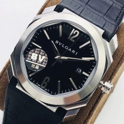 BVファクトリー匠の魂を込めた「V3アップグレード版」ブルガリ オクト ソロテンポ メンズウォッチ（モデル：101963 BGOP41BGLD）が登場。ブルガリが新たに送り出すOCTOシリーズは、円形でも四角形でもない独創的な**八角形デザイン**を採用。3気圧直径41mm 輸入9015ムーブメントをベースに機械改造したオリジナルBVL191キャリバー