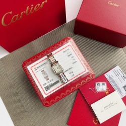 カルティエ「タンク・アングレーズ」ダイヤモンドモデル* 時計史に輝く永遠の名作～30.2mm×22.7mmスイス製Cal.057純正クォーツ  銀メッキサンギョウ仕様焼入れブルー鋼針 11個VVSグレード天然ダイヤ 1時計1シリアルナンバー・実物は写真よりも高級感があります  