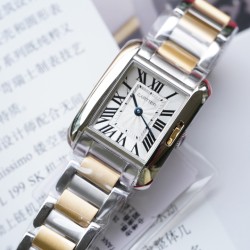 18K厚金メッキ VVSダイヤモンド カルティエ タンク アングレーズ 完全1:1レプリカ 最高傑作 純正品を3Dスキャンして原型製作 微調整を重ね寸法を完全一致 クラシックなタンクデザインを進化させた質感  滑らかに仕上げられたエッジ 9角形デザインを立体成型 多面カットスピネル採用 純正銀メッキ彫刻文字盤  輸入インク使用の精密印刷  焼入れ青鋼剣型針 ステンレスブレスレット  可動ネジ構造で脱落防止 ミシシッピワニ革  スイス製純正クォーツ Cal.057専用プレート搭載  驚異的な精度      