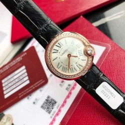 カルティア「バロンブルー」18Kゴールド＆天然ダイヤモデル 11個の**VSクラス天然ダイヤモンド（1.2ct）18K厚メッキ 28mm（女性に最適なコンパクトサイズ） 婚約記念に本物のダイヤ時計を 「婚約記念に本物のダイヤ時計を」 「ビジネスギフトで相手を圧倒したい」「自分へのご褒美に特別な一品を」