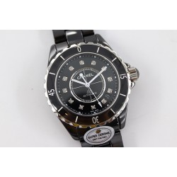 シャネルJ 12シリーズ33cm原版ムーブメントETA.956.612 高密度強化セラミック38mm ムーブメント海鷗製2892自動巻き2000年に登場したJ12は、セラミックウォッチのパイオニア。モノクロのモダンなデザインが、カジュアルからフォーマルまで幅広いスタイルにマッチします。*文字盤技術*  市場唯一の樹脂製インデックス（他社は金属+塗装）  - 純正と同一の立体成型工法 
