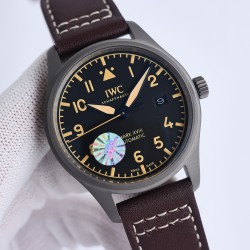 IWC アイ・ダブリュー・シー マークシリーズ フラッグシップモデル「スーパーチタニウム マーク XVIII」- IW327006、堂々登場！ 素材・縫製・着け心地は本物100％再現。新開発のチタン製バックルも刻印・研磨が本物級で「見分け不可能」*三傑厳選メンズ機械式ムーブメント*SJが徹底的にこだわった超リアル実物写真を公開中