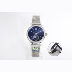 【JMF.Factory】職人の魂が込められた最高峰レプリカ IWC アイ・ダブリュー・シー ポートフィノ デイ＆ナイト IW659802（谷愛凌モデル）34mm×9.5mmのスリムケースが織りなす詩的な日替わり表示機能。華麗なダイヤモンドセッティングと相まって、他に類を見ない美しさを実現しました。- 正品を分解・計測し、厚さ9.5mmを忠実に再現- 熟練職人による手作業での精密仕上げ -- 24時間で1回転する金製の太陽＆月表示- 12個のダイヤモンドインデックス（各時標に1石）- サンレイ仕上げ文字盤
