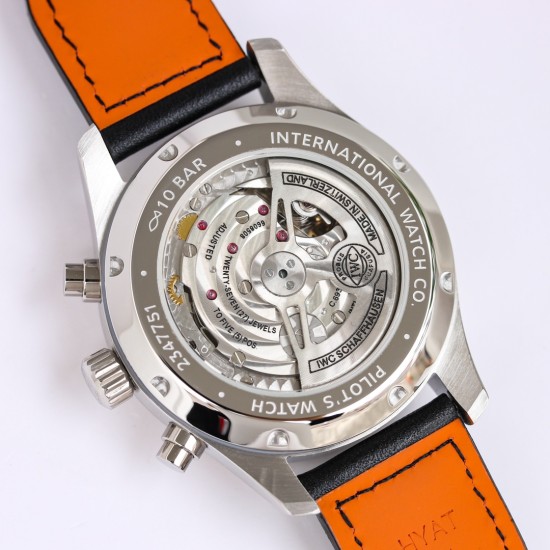 IWC(アイ・ダブリュー・シー)パイロット スケルトンシリーズ 春の新作*✨ 新作推薦|クラシックの名作が進化 ✨*モデルIW378001*IWCパイロットクロノグラフ メンズ自動巻き時計! ムーブメント*IWC独自開発 **69385型自動巻きクロノグラフムーブメント* 搭載*ケース*直径43mm(平均的な男性の手首に最適) *スイス製技術+手仕上げヘアライン加工*で超高級感 スクリューダウン式リューズ *文字盤ガラス*両面無反射コーティング ドーム型サファイアクリスタル- 急激な気圧変化にも対応可能 IWC(アイ・ダブリュー・シー)パイロット スケルトンシリーズ 春の新作*✨ 新作推薦|クラシックの名作が進化 ✨*モデルIW378001*IWCパイロットクロノグラフ メンズ自動巻き時計! ムーブメント*IWC独自開発 **69385型自動巻きクロノグラフムーブメント* 搭載*ケース*直径43mm(平均的な男性の手首に最適) *スイス製技術+手仕上げヘアライン加工*で超高級感 スクリューダウン式リューズ *文字盤ガラス*両面無反射コーティング ドーム型サファイアクリスタル- 急激な気圧変化にも対応可能