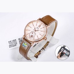 JMF匠の「芯」が生んだ最高峰モデル*IWC ポートフィノ シリーズ IW659802（谷愛凌モデル）R55 デイ＆ナイト表示自動巻き腕時計*サイズ：34mm×9.5mm 詩的なビジュアルで昼夜の移ろいを表現し、華麗なダイヤモンドセッティングと相まって、他を圧倒する美しさを実現！6時位置の星の配置は正規品と同一で、視認性抜群  - 文字盤には12個のダイヤモンドをセット  - 針とインデックスはサンレイ加工で柔らかな光沢  - 各インデックスに1つずつダイヤモンドを埋め込み、時間を見るたびに特別な気分に 