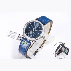 JMF匠の「芯」が生んだ最高峰モデル*IWC ポートフィノ シリーズ IW659802（谷愛凌モデル）R55 デイ＆ナイト表示自動巻き腕時計*サイズ：34mm×9.5mm 詩的なビジュアルで昼夜の移ろいを表現し、華麗なダイヤモンドセッティングと相まって、他を圧倒する美しさを実現！6時位置の星の配置は正規品と同一で、視認性抜群  - 文字盤には12個のダイヤモンドをセット  - 針とインデックスはサンレイ加工で柔らかな光沢  - 各インデックスに1つずつダイヤモンドを埋め込み、時間を見るたびに特別な気分に 