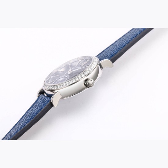 JMF匠の「芯」が生んだ最高峰モデル*IWC ポートフィノ シリーズ IW659802(谷愛凌モデル)R55 デイ&ナイト表示自動巻き腕時計*サイズ:34mm×9.5mm 詩的なビジュアルで昼夜の移ろいを表現し、華麗なダイヤモンドセッティングと相まって、他を圧倒する美しさを実現!6時位置の星の配置は正規品と同一で、視認性抜群 - 文字盤には12個のダイヤモンドをセット - 針とインデックスはサンレイ加工で柔らかな光沢 - 各インデックスに1つずつダイヤモンドを埋め込み、時間を見るたびに特別な気分に JMF匠の「芯」が生んだ最高峰モデル*IWC ポートフィノ シリーズ IW659802(谷愛凌モデル)R55 デイ&ナイト表示自動巻き腕時計*サイズ:34mm×9.5mm 詩的なビジュアルで昼夜の移ろいを表現し、華麗なダイヤモンドセッティングと相まって、他を圧倒する美しさを実現!6時位置の星の配置は正規品と同一で、視認性抜群 - 文字盤には12個のダイヤモンドをセット - 針とインデックスはサンレイ加工で柔らかな光沢 - 各インデックスに1つずつダイヤモンドを埋め込み、時間を見るたびに特別な気分に