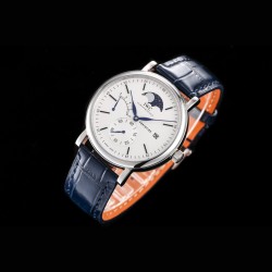 IWC アイ・ダブリュー・シー トップIWC ポートフィノ ロングパワーリザーブ ムーンフェイズ*至高のスケルトンモデル IW516409 登場*316L高級ステンレススチール（鏡面研磨仕上げ）- 6時位置：小秒針盤（ハック機能付き）- 実線インデックス＆ローマ数字表示 - 9時位置パワ ーリザーブ表示  - 3時位置- 