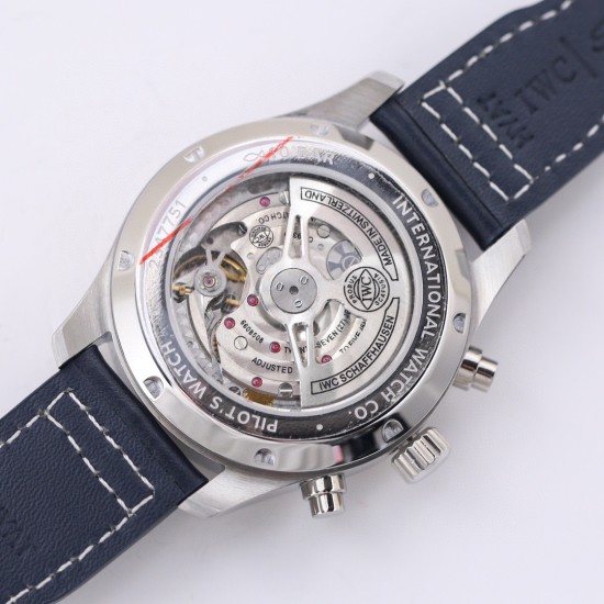 年末の大傑作 IWC パイロット スケルトン*新作登場、クラシックの名作IWC パイロット クロノグラフ メンズウォッチ*IWC純正69385ムーブメント搭載- 43mmケース(ほとんどの方の手首にフィット) スイス製研磨+手仕上げサテン仕上げ(高級質感)- スクリューダウン式リューズ - 両面無反射ドーム型サファイアクリスタルガラス(急激な気圧変化に耐性)天が授けた傑作 年末の大傑作 IWC パイロット スケルトン*新作登場、クラシックの名作IWC パイロット クロノグラフ メンズウォッチ*IWC純正69385ムーブメント搭載- 43mmケース(ほとんどの方の手首にフィット) スイス製研磨+手仕上げサテン仕上げ(高級質感)- スクリューダウン式リューズ - 両面無反射ドーム型サファイアクリスタルガラス(急激な気圧変化に耐性)天が授けた傑作