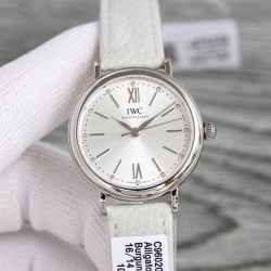 IWC（アイ・ダブリュー・シー） ポートフィーノ 34mm レディース機械式 新作入荷 世界的に有名なIWCポートフィーノのエレガントなデザインが、34mmのコンパクトケースでさらに女性的で上品な雰囲気に。華奢な手首にぴったりで、抜群の着け心地を実現。  スイス製ETA 2892（IWC独自名称：35111）または9015を搭載したフルオートマティック機械式ムーブメント。信頼性と精度に優れた機構です。アンチグレアサファイアクリスタルガラス**（反射防止コーティング） アメリカンクロコダイル革ストラップ**