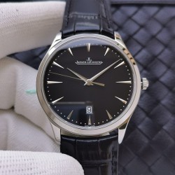 ジャガー・ルクルト ウルトラシン マスターコントロール～驚異の薄さ、本物の美しさ～ジャガー・ルクルト (Jaeger-LeCoultre) ウルトラシン マスターコントロール Q1288420 日本製9015ムーブメントを*Cal.896仕様*に完全改造*直径40mm × 厚さ8.0mm (驚異的な薄さ) 316Lステンレススチール,サファイアクリスタルガラス (純正品と見紛う透明度), 高級牛皮製 + デプロイメントバックル, 3気圧(30m) *TWC最新作 - 18ヶ月の歳月をかけた渾身の一品*TW
