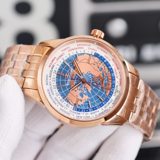 ジャガー・ルクルト Jaeger-LeCoultre ゲオパシフィック オブザヴァトリーシリーズの腕時計です。時計ケースの素材:316精鋼を使用して作られており、内部には12個の超強力ルミナスが配置されています。ムーブメント:772型のオートマチックムーブメントを搭載しています。時計の指針:超強力ルミナス/時計ガラス:サファイアガラス/時計ケース径:41.6mm.11.84mm/時計ベルト:着脱が容易な機能を強化しており、オリジナルのベルト留め具が付いています。 ジャガー・ルクルト Jaeger-LeCoultre ゲオパシフィック オブザヴァトリーシリーズの腕時計です。時計ケースの素材:316精鋼を使用して作られており、内部には12個の超強力ルミナスが配置されています。ムーブメント:772型のオートマチックムーブメントを搭載しています。時計の指針:超強力ルミナス/時計ガラス:サファイアガラス/時計ケース径:41.6mm.11.84mm/時計ベルト:着脱が容易な機能を強化しており、オリジナルのベルト留め具が付いています。