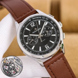 【TW Factory 】蔵出しの逸品——ジャガー・ルクルト ノルサルトシリーズの腕時計、上品で繊細な魅力があります！【素晴らしい細部】316L精鋼の素材を使用し、CNCのトップクラスの技術で研磨しており、全体的な文字盤の質感を一段と向上させています。ケース径は41mmX11.9mmムーブメントは751Hで、防水性能は水深50mです。文字盤チームは多層の技術的なネックを突破し、完璧を目指し、12の目盛りの細部に至るまで徹底的にこだわり、太陽放射状の飾り模様を施しています。あらゆるビジネスシーンに適しており