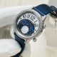 Factory2021の新進気鋭の力作——ジャガー・ルクルト Rendez-Vous Moon Serenity デイヴァンティーシリーズの月相腕時計,愛の名のもとに、一生を共にすると約束する【時計ケース】ケース径は36mmX10.6mmです。124個のトップクラスのシュワロフスキーのキラキラするダイヤモンドが取り付けられており、腕時計の丸みを帯びた外観を描き出しています。美しいダイヤモンドで満たされた時計リングと相まって、星空のような輝きを放っています。【文字盤】星型の指針が付いており、最も詩的な方法で Factory2021の新進気鋭の力作——ジャガー・ルクルト Rendez-Vous Moon Serenity デイヴァンティーシリーズの月相腕時計,愛の名のもとに、一生を共にすると約束する【時計ケース】ケース径は36mmX10.6mmです。124個のトップクラスのシュワロフスキーのキラキラするダイヤモンドが取り付けられており、腕時計の丸みを帯びた外観を描き出しています。美しいダイヤモンドで満たされた時計リングと相まって、星空のような輝きを放っています。【文字盤】星型の指針が付いており、最も詩的な方法で