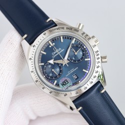 オメガ OMEGA  スーパークロックシリーズのスプリットタイマーメカニカルメンズウォッチ。cal.9300オートマチックムーブメント、ツインT防振ブラックバランスウィール、ドーム型ガラスの鏡面、輸入牛革バンド、超強力の夜光機能、超強力の防水性能。ケース径は42mmで、ムーブメントは全く欠点がなく、完璧と言える。