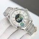 オメガ OMEGA [サイズ]：43mmサファイアクリスタルガラス、Air二層無色コーティング [Airコーティングにより、ガラス板がより透明になり、強い光の下でも時刻を読み取ることができます] 316L精鋼の時計ケースで、すべての細部に対してCNC加工を行います。精鋼で研磨された指針は、非常に強い効果を持っています。研磨された面はより滑らかです [ダイヤル]すべての模様は一体成型で、立体感を十分に表現しています。複数層のダイヤルを重ね合わせて固定しており、ダイヤル中央の北半球の世界時はエナメル工芸で焼成