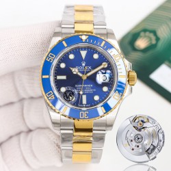 新品 ロレックス ROLEX サブマリナー ケース径：41mm 全く新しいケースタイプで、正規品を元に型を取って作られており、新しい3235ムーブメントを搭載しています。時計の針の調整は可逆的で、72時間のパワーリザーブ（動力貯蔵）機能を備えています。そう、72時間です。市場に出回っている3235ムーブメントや2824/2836ムーブメントの実際のパワーリザーブ時間は約38時間程度で、一晩だけ置くことができます。