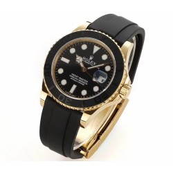 ROLEX ヨットマスターシリーズ 42mm 226659 のプラチナモデル、高級な貴金属モデル、豪華なゴールドモデルです。日付表示の文字は、インクによる立体感がより際立っています。ケースの底面には貴金属の刻印が施されています。ビーズエッジ（歯車リング）は研磨されており、外観に対するプロセス処理がより繊細です。