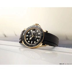 ROLEX ヨットマスターシリーズ 42mm 226659 のプラチナモデル、高級な貴金属モデル、豪華なゴールドモデルです。日付表示の文字は、インクによる立体感がより際立っています。ケースの底面には貴金属の刻印が施されています。ビーズエッジ（歯車リング）は研磨されており、外観に対するプロセス処理がより繊細です。